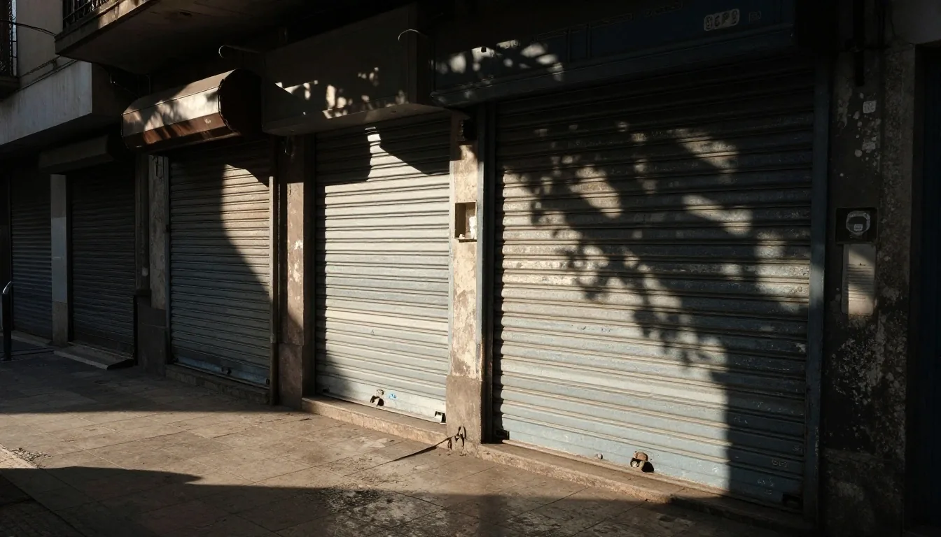 Mostrador de almacén en Buenos Aires con luz de tarde
