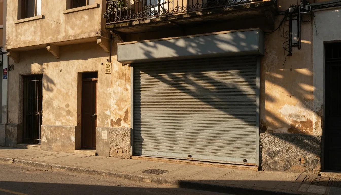 Mostrador de almacén en Buenos Aires con luz de tarde
